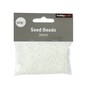 White Opaque Seed Beads 3mm 50g  image number 2