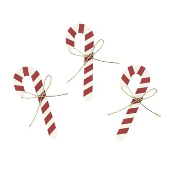 Candy Cane Card Toppers 3 Pack