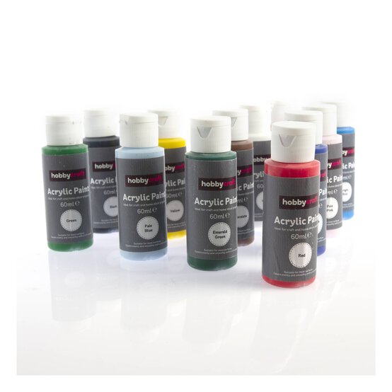 White Acrylic Craft Paint 60ml image number 4