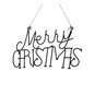 Black Metal Merry Christmas Sign 29cm  image number 1