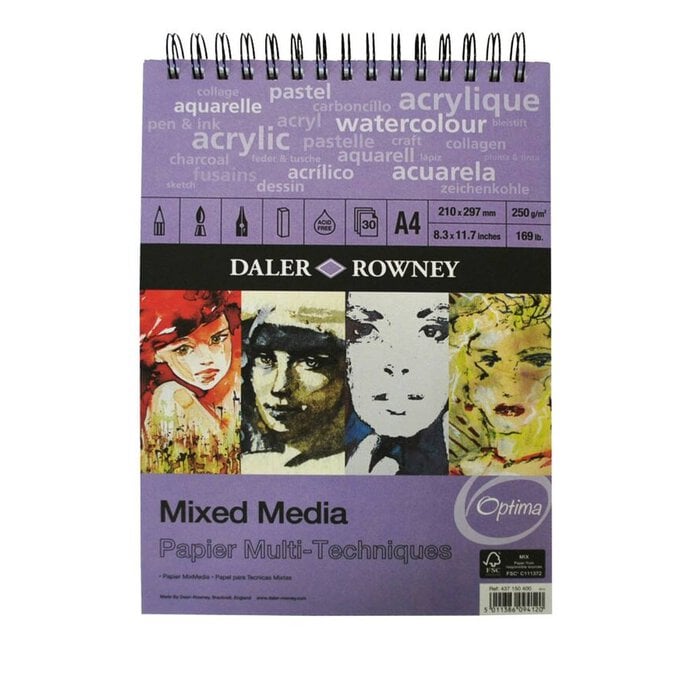 Daler-Rowney Mixed Media Sketchbook A4 image number 1