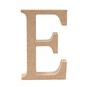 MDF Wooden Letter E 8cm image number 2