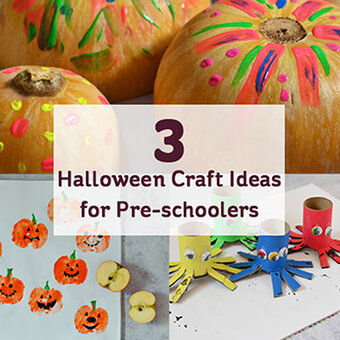 3 Halloween Craft Ideas for Pre-Schoolers
