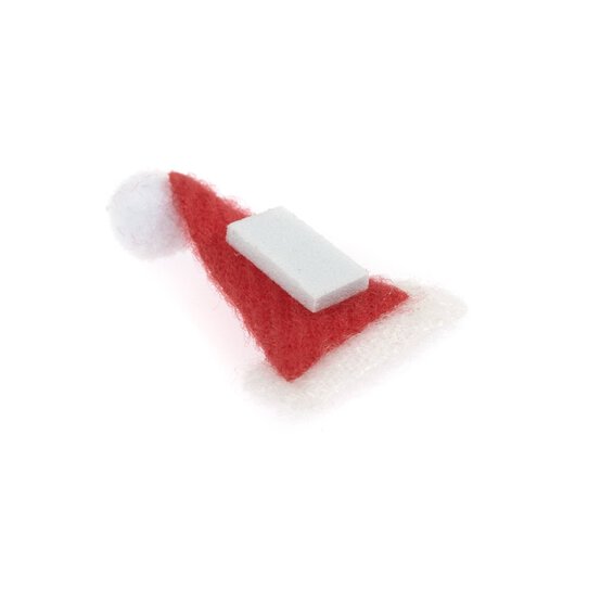 Santa Hat Stickers 12 Pack  image number 3