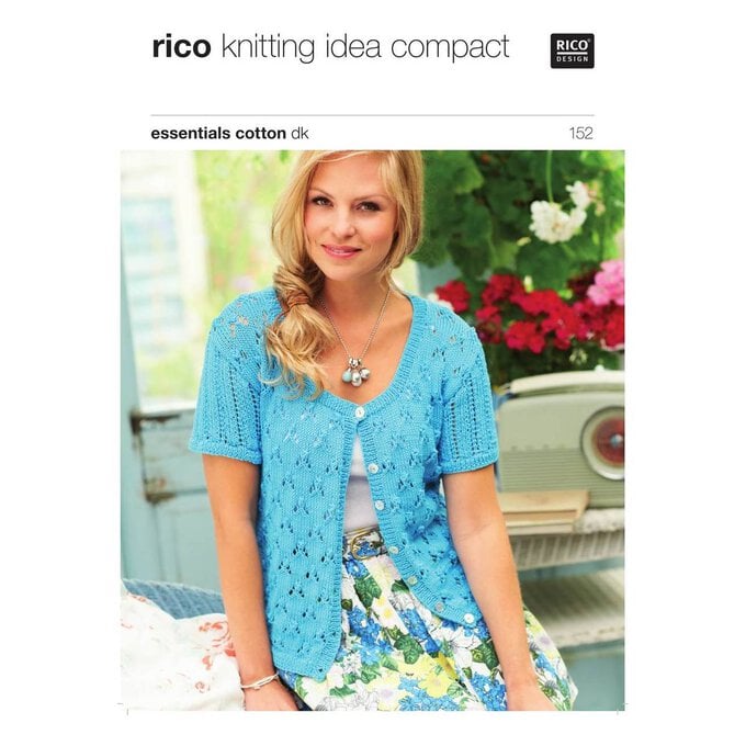 Rico Essentials Cotton DK Ladies' Cardigan Digital Pattern 152 image number 1