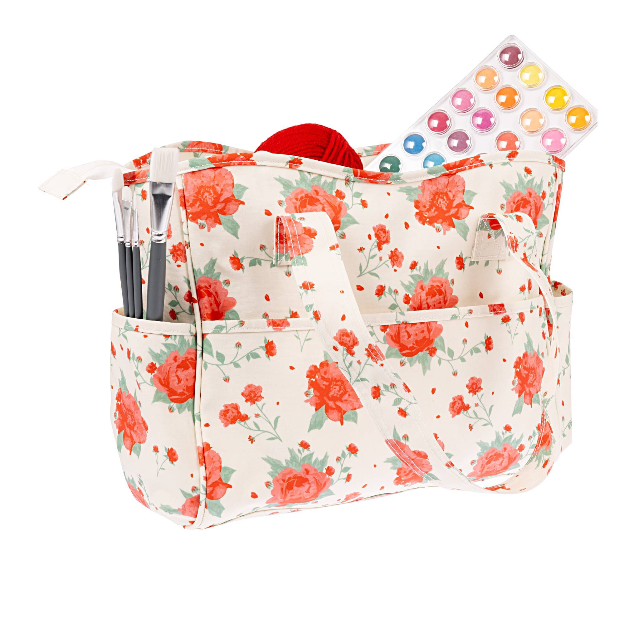 Vintage Floral Craft Bag Hobbycraft