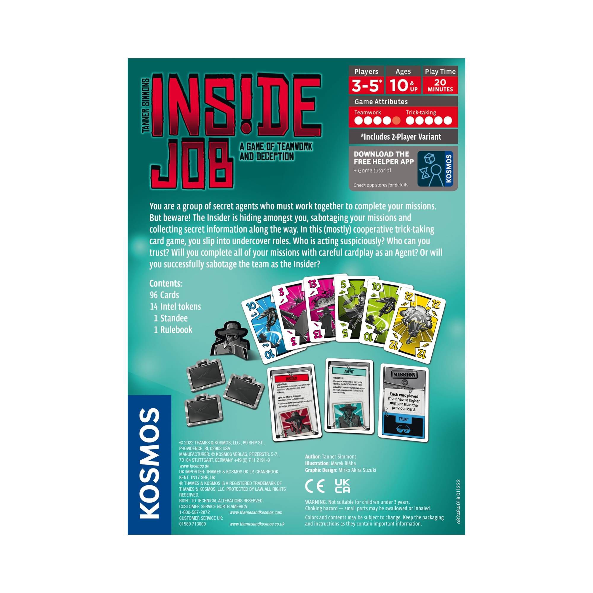 Job Card Game Inside Job Card Game | Hobbycraft