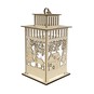 Wooden Christmas Lantern Decoration 24cm image number 2