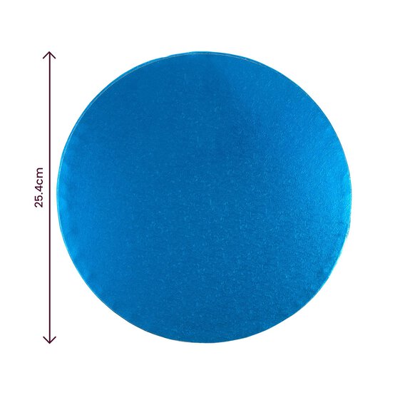 Blue Round Cake Drum 10 Inches image number 3