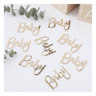 Ginger Ray Oh Baby Gold Confetti 14g