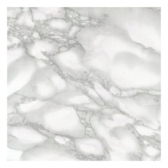 Fablon White Marble Classic Sticky Back Plastic 67.5cm x 2m image number 1