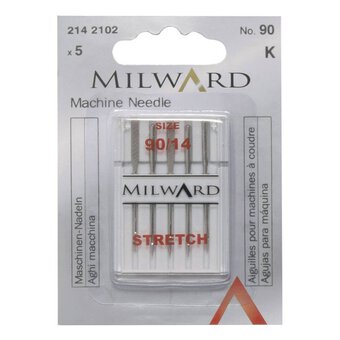Milward No. 90 Stretch Machine Needles 5 Pack