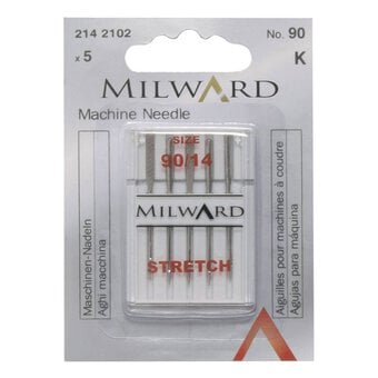 Milward No. 90 Stretch Machine Needles 5 Pack