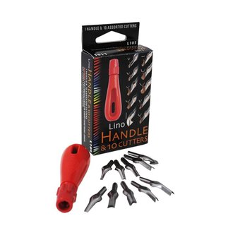 Lino Cutter and 10 Blades Set