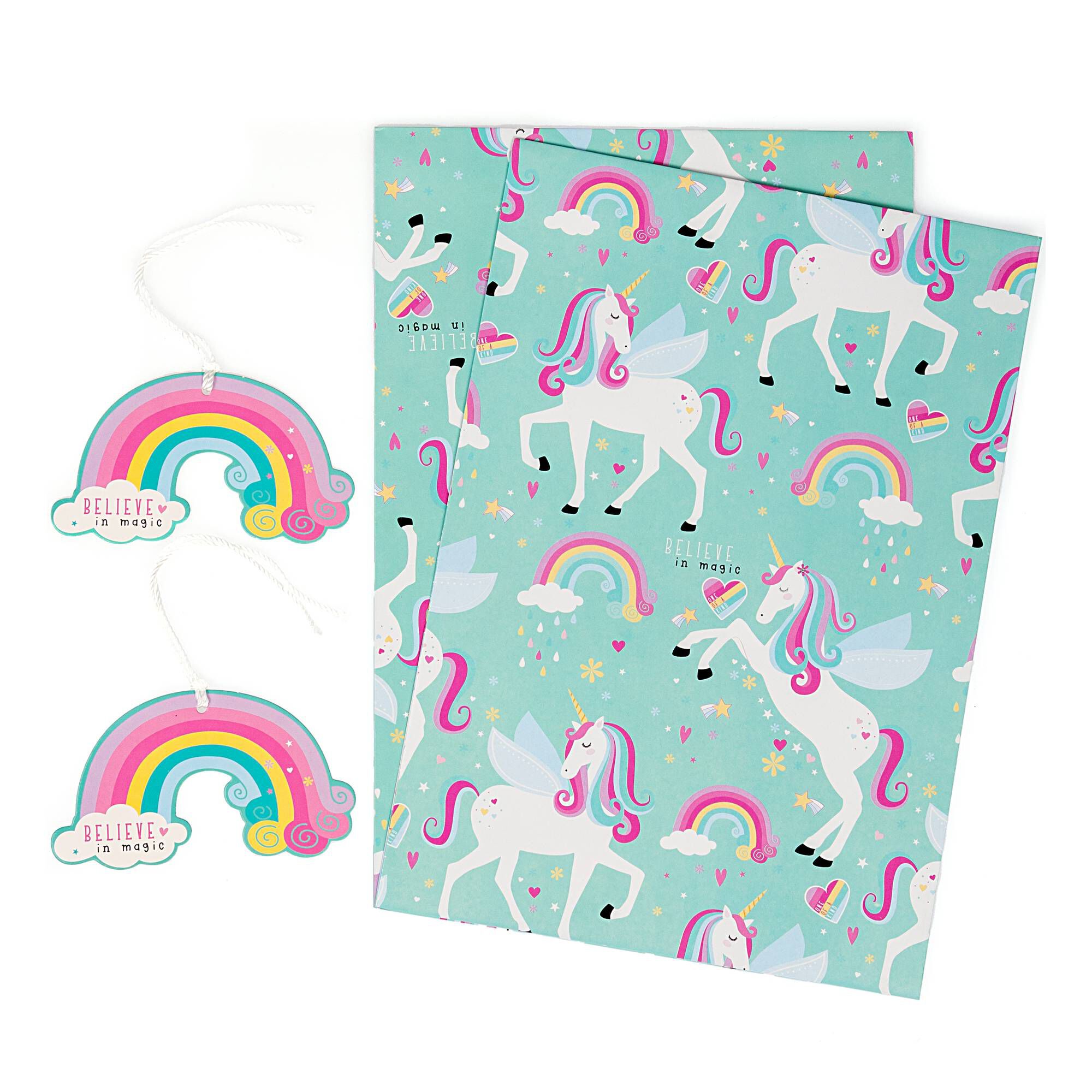 Unicorn Gift Wrap Set Hobbycraft