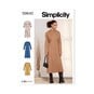 Simplicity Dolman Sleeve Dresses Sewing Pattern S9640 (14-22) image number 1