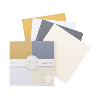 Violet Studio Pearlescent Paper Pad 6 x 6 Inches 24 Sheets