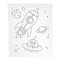 Space Rocket Colour-in Canvas image number 2