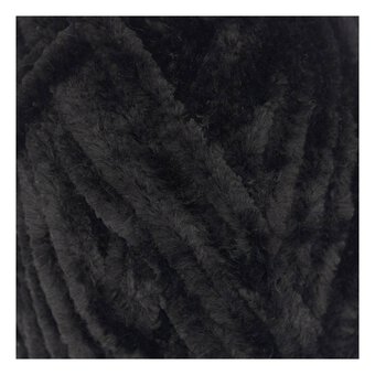 Knitcraft Black Tiny Chenille DK Yarn 25g
