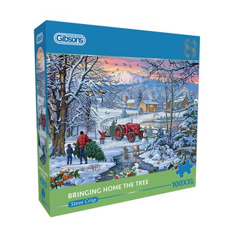 Gibsons Bringing Home the Tree Jigsaw Puzzle 100 XXL Pieces