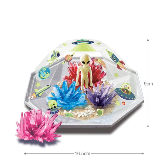 Crystal Growing Outer Space Crystal Terrarium image number 7