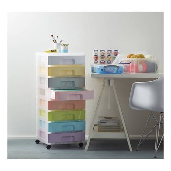 Really Useful Pastel Storage Tower 8 Drawers