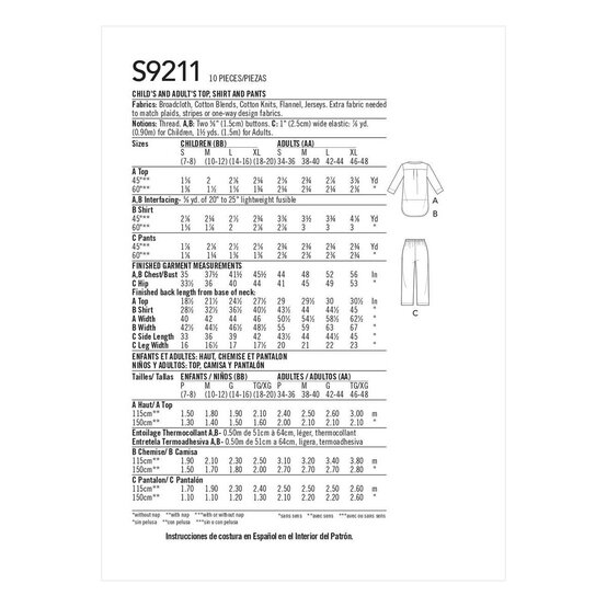 Simplicity Women&rsquo;s Sleepwear Sewing Pattern S9211 (S-XL) image number 2