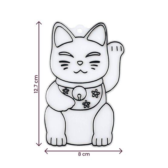 Lucky Cat Plastic Suncatcher image number 5