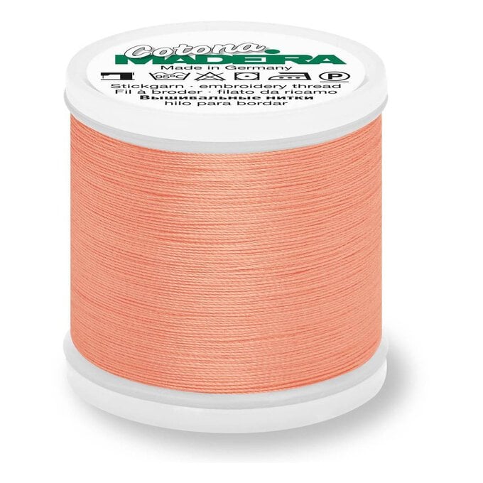 Madeira Salmon Pink Cotona 30 Thread 200m (588) image number 1