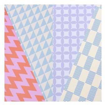Vintage Geo Paper Pad A4 24 Pack