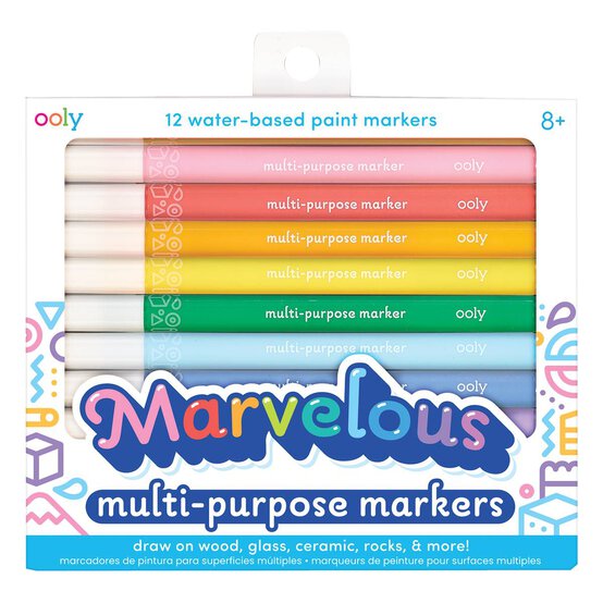 Marvellous Multi-Purpose Markers 12 Pack  image number 1