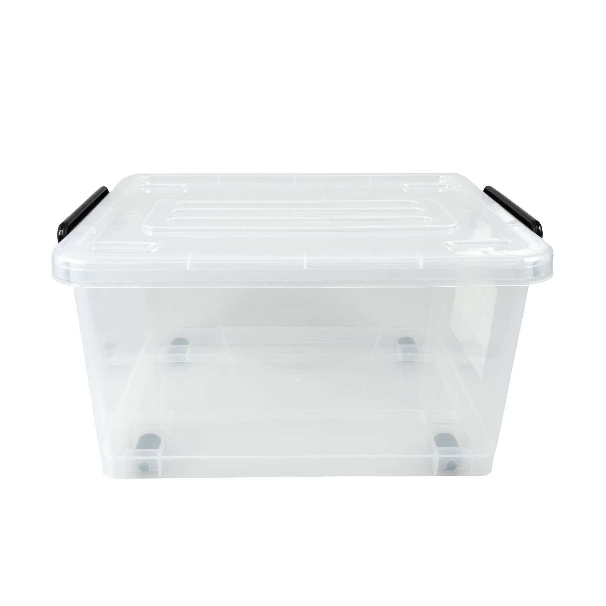 Clear Rolling Storage Box 32 Litres | Hobbycraft