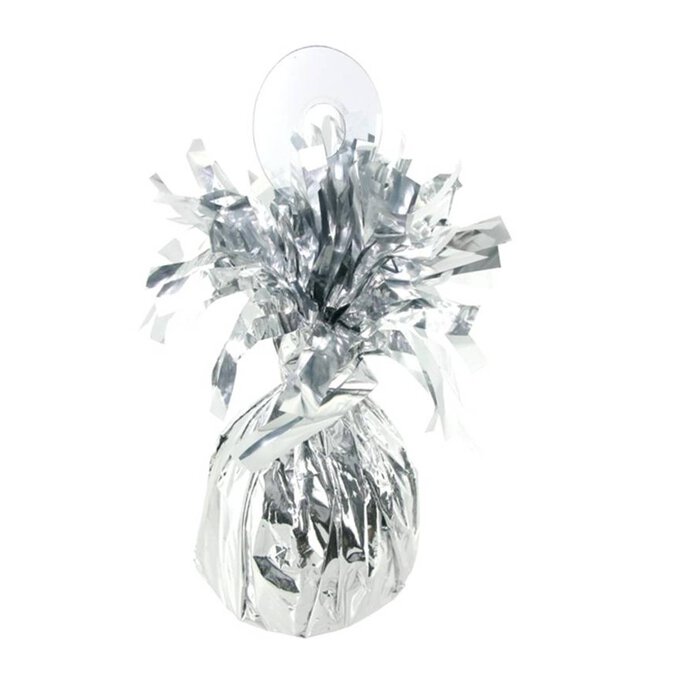 Unique Party Foil Balloon Weight Silver image number 1