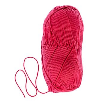 James C Brett Red It’s Pure Cotton Yarn 100g  image number 3