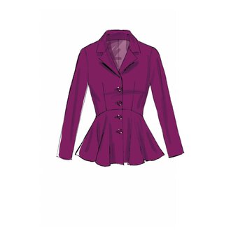 McCall’s Peplum Jackets Sewing Pattern M7513 (14-22) | Hobbycraft