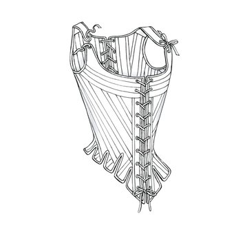 Butterick Stays and Corsets Sewing Pattern B4254 (12-16)