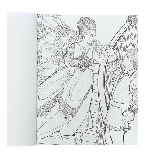 Magical Love A Romantasy Colouring Book image number 3