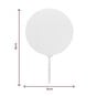 Clear Round Acrylic Cake Toppers 5cm x 9cm 5 Pack image number 3