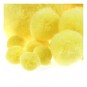 Yellow Pom Poms 60 Pack  image number 3