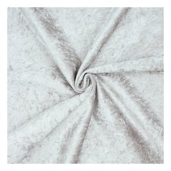 Blush Polyester Super Velvet Fabric by the Metre