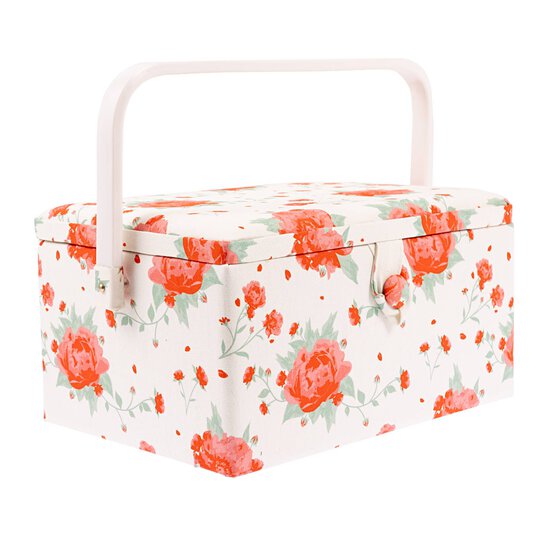 Vintage Floral Sewing Box image number 1