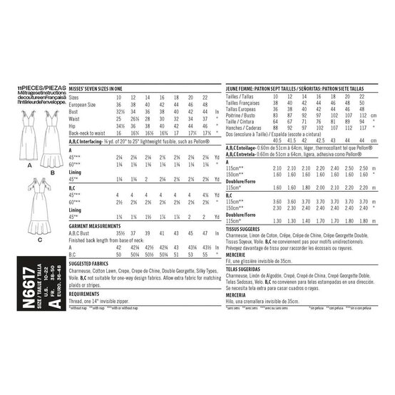 New Look Women's Dress Sewing Pattern N6617 image number 2