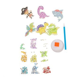 Pirate and Dino Bling Stickers 6 Pack  image number 2