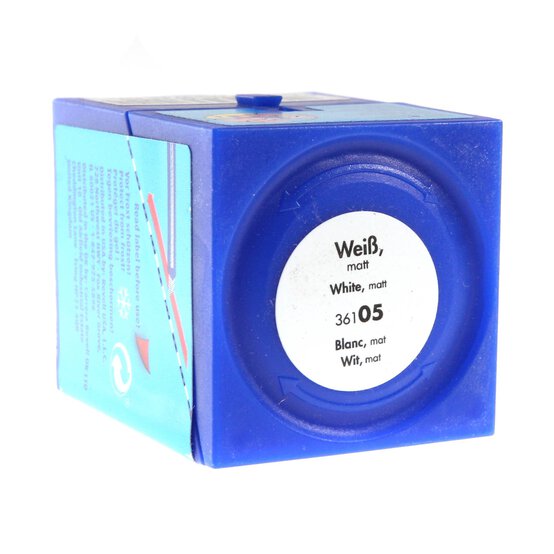 Revell White Matt Aqua Colour Acrylic Paint 18ml (105) image number 2