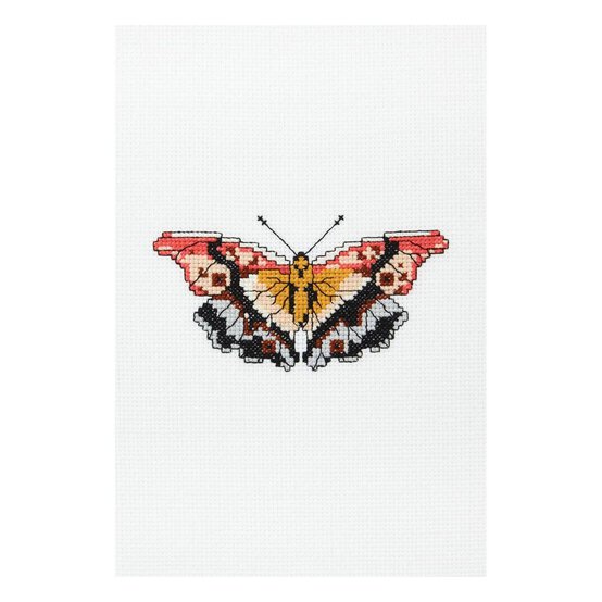FREE PATTERN DMC Butterfly Lily Cross Stitch 0085 image number 1