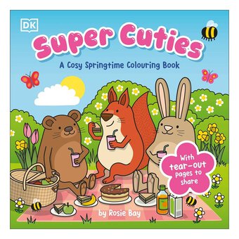 Super Cuties: A Cosy Springtime Colouring Book