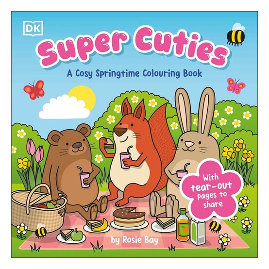 Super Cuties: A Cosy Springtime Colouring Book image number 1