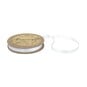 White Double-Faced Satin Ribbon 6mm x 5m image number 1