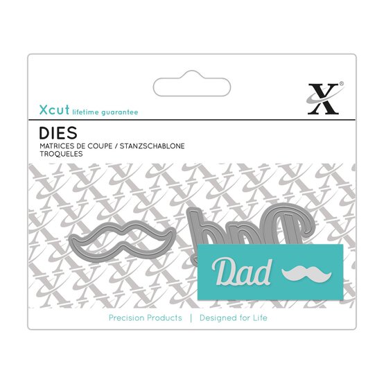 Xcut Dad Mini Die Set 2 Pieces image number 1