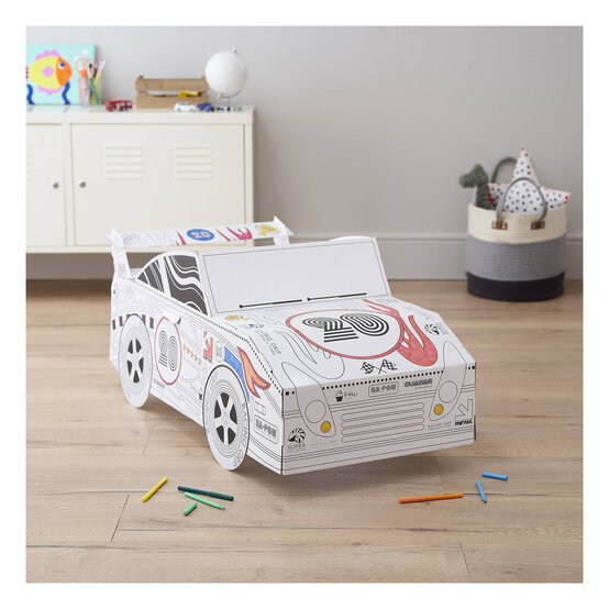 Colour-In Cardboard Racing Car image number 2